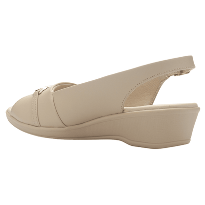 Sandalia Mujer Nude Comfortflex 2572404 Casual Sandalias Comfortflex