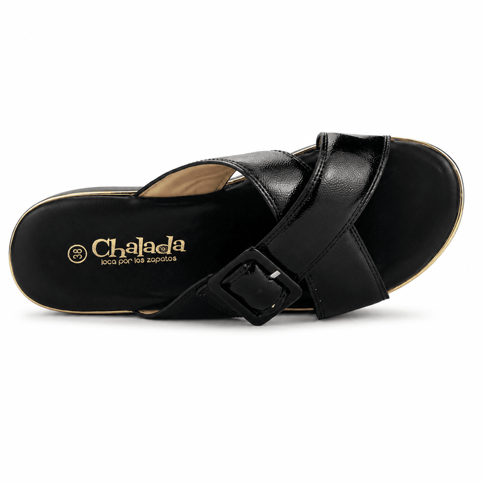 Sandalia Negro Mujer Casual Chalada Tota Sandalias Chalada