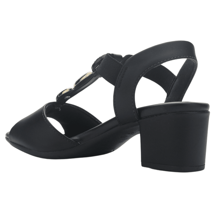 Sandalia Negro Mujer Comfortflex 2557403 Casual Sandalias Comfortflex