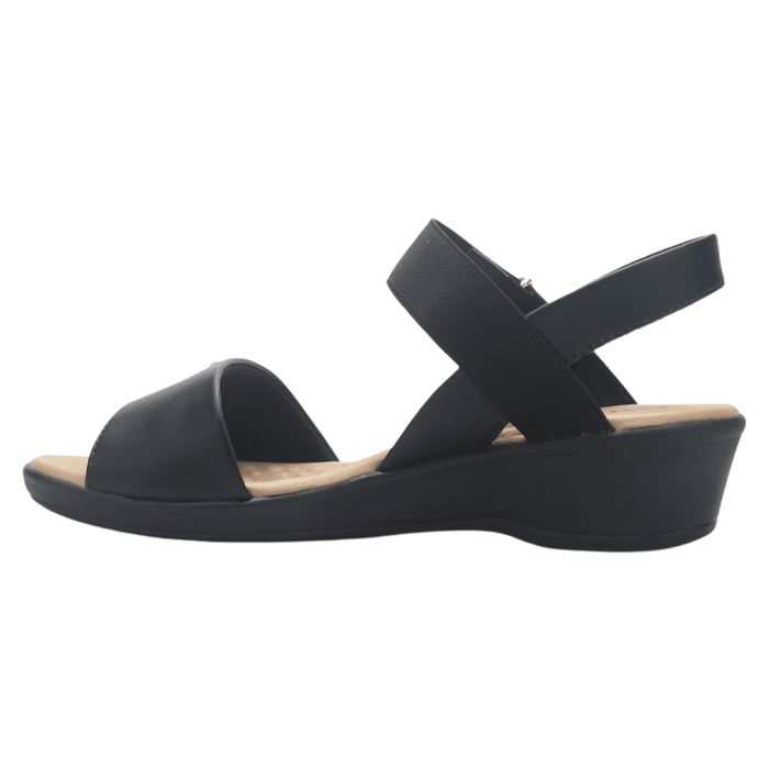 Sandalia Negro Mujer Comfortflex 2572403 Casual Sandalias Comfortflex