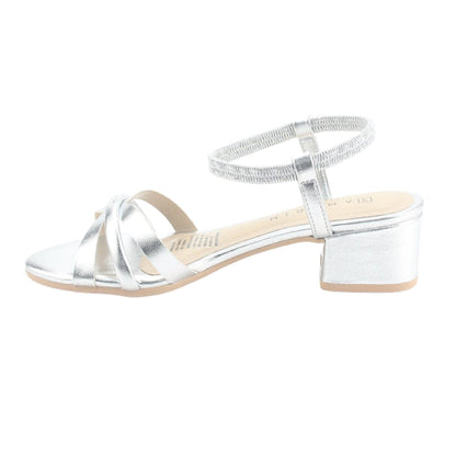 Sandalia Ramarim Mujer 245202 Plateado Casual Sandalias Ramarim
