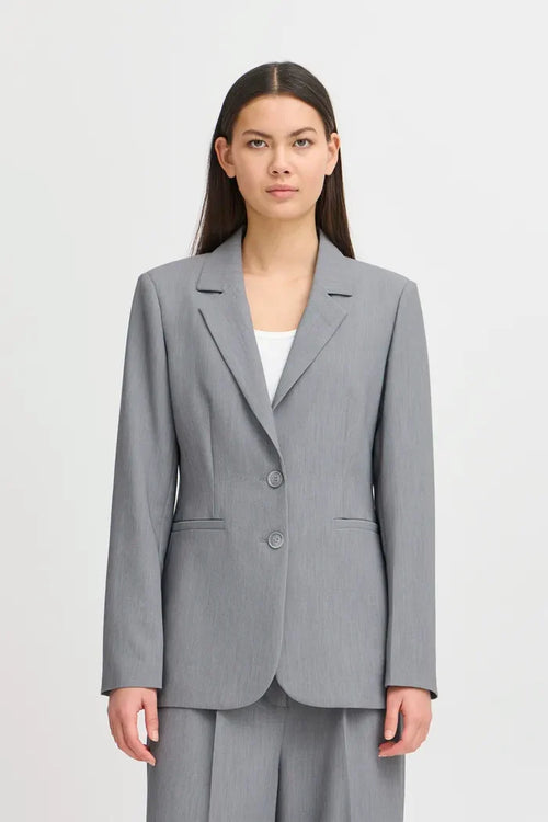 Sarla Blazer (Grey Melange)
