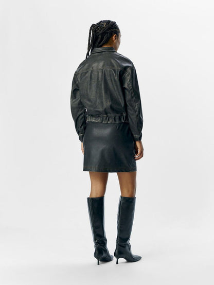 Scarlet Biker Jacket (Black)