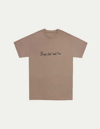 SCRIBBLE TEE BROWN
