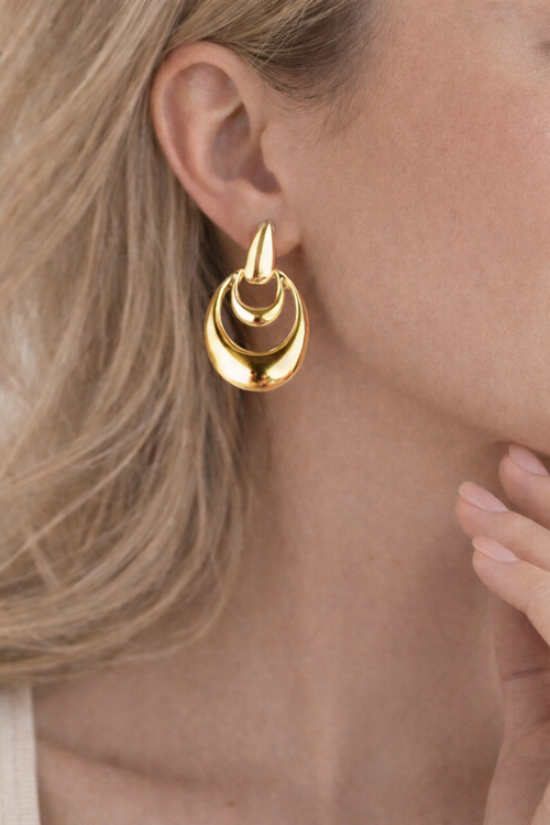 Sheeba Earrings - Gold
