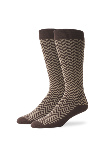 Dark Roast Herringbone / One Size