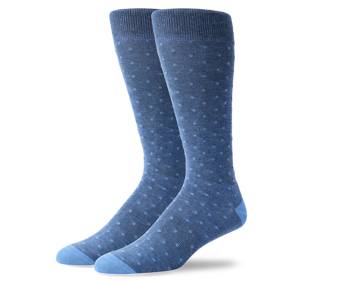 Indigo Heather Dots / One Size