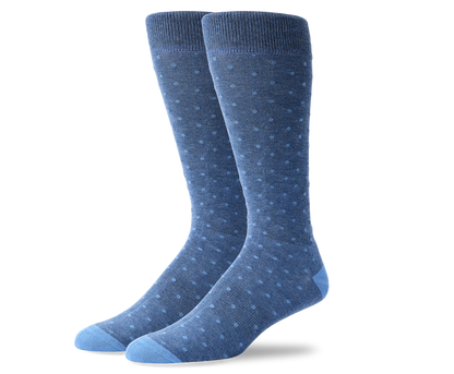 Indigo Heather Dots / One Size