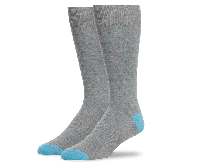 Grey Heather Dot / One Size