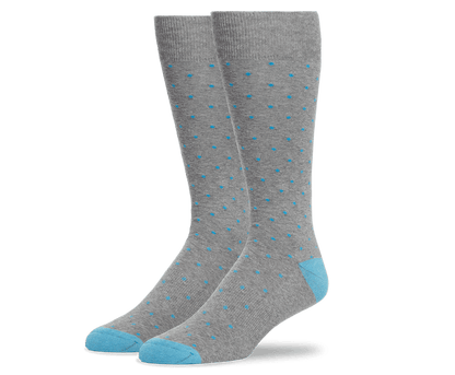 Grey Heather Dot / One Size