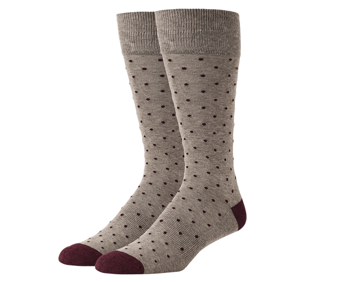 Walnut Heather Dot / One Size