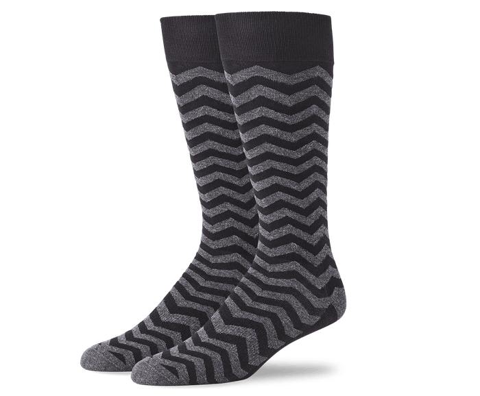 True Black Zig Zag / One Size