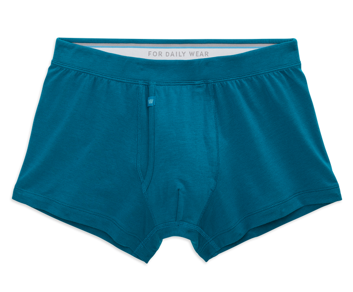 Cerulean | Front view of Silver Trunks in Cerulean
