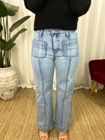 Skipper Front Seem Jeans (potentially size down)