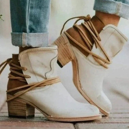 slingback ankle boots for women brown wrap lace bootie with open heel strap and polished toe for office looks
