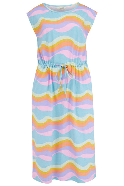 Sloane Jersey Midi Dress (Blue)