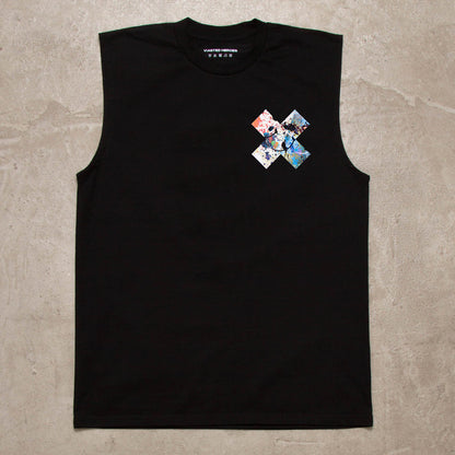 Smiley 1 X Imprint - Tank Tshirt - Black