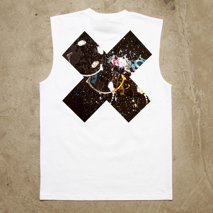 Smiley 1 X Imprint - Tank Tshirt - White