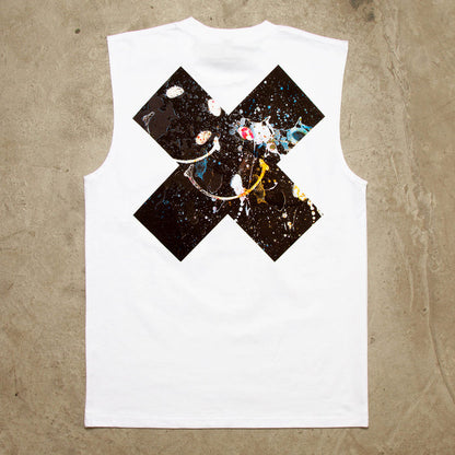 Smiley 1 X Imprint - Tank Tshirt - White