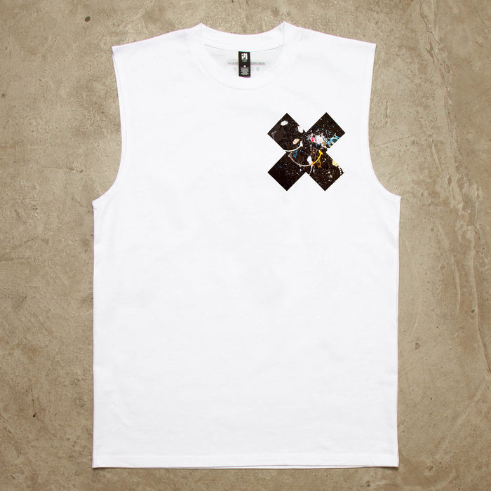 Smiley 1 X Imprint - Tank Tshirt - White