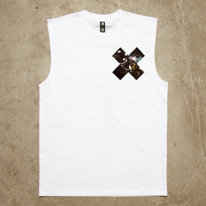 Smiley 1 X Imprint - Tank Tshirt - White