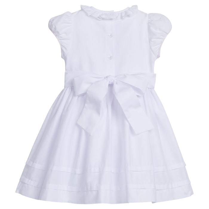 Smocked Claiborne Dress - Rosebuds