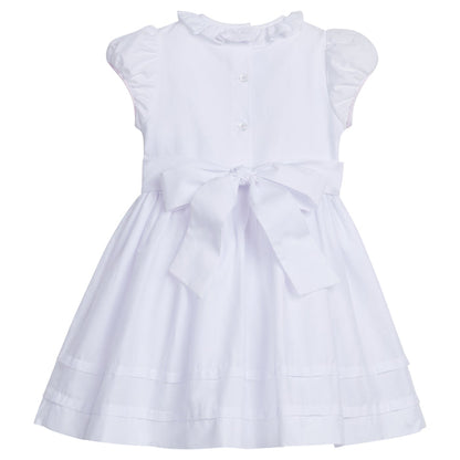 Smocked Claiborne Dress - Rosebuds