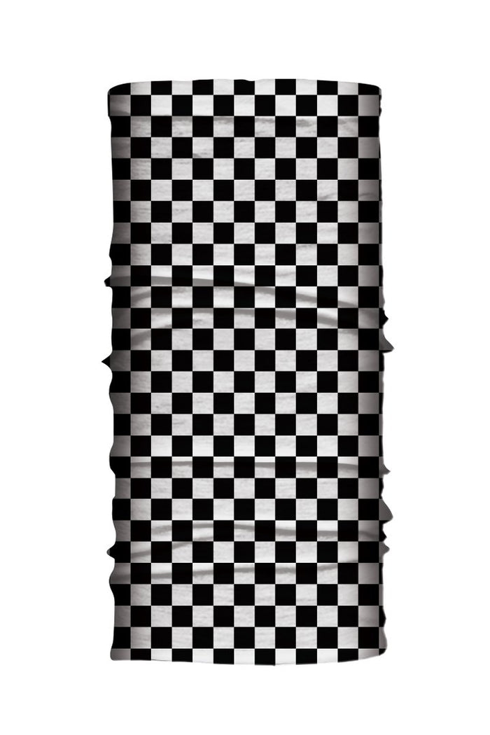 Soaker Tube Checkered Flag: Hi-Tech Soaker FabricWear Dry or WetWear Dry to Wick Away SweatSoak in Cold Water to Activate Sup