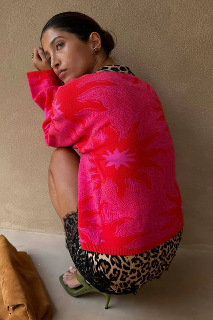 Soleil Cardigan (Pink)