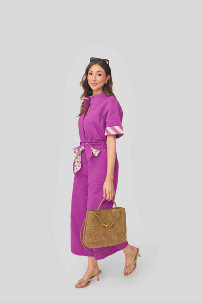 Solis Jumpsuit (Purple)