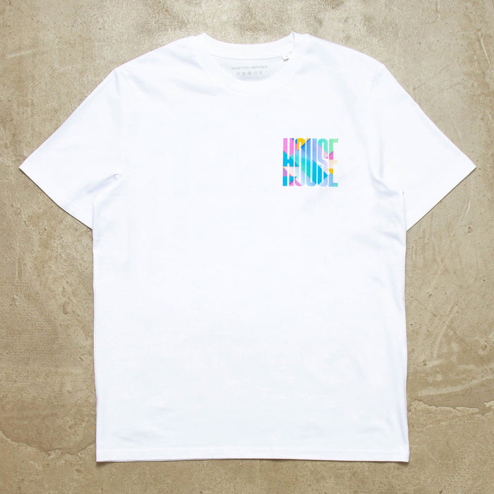 Solstice Higher House Back Print - Tshirt - White