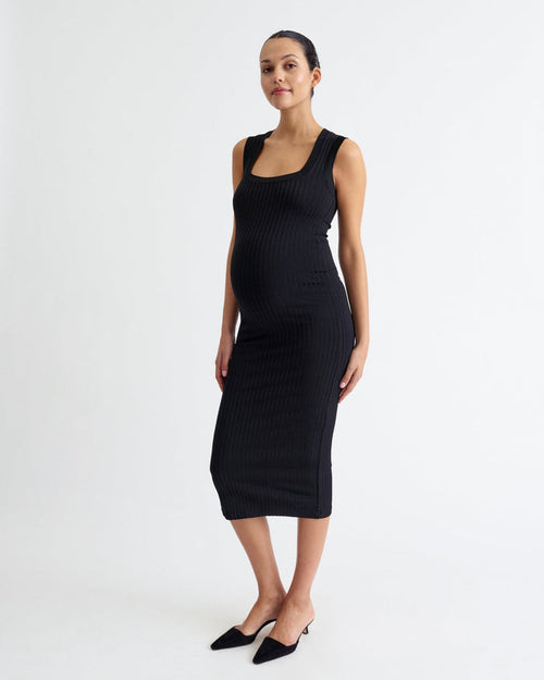 Square Neck Dress - Ilouity