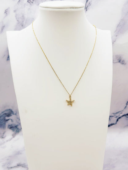 Starfish Necklace (Gold)