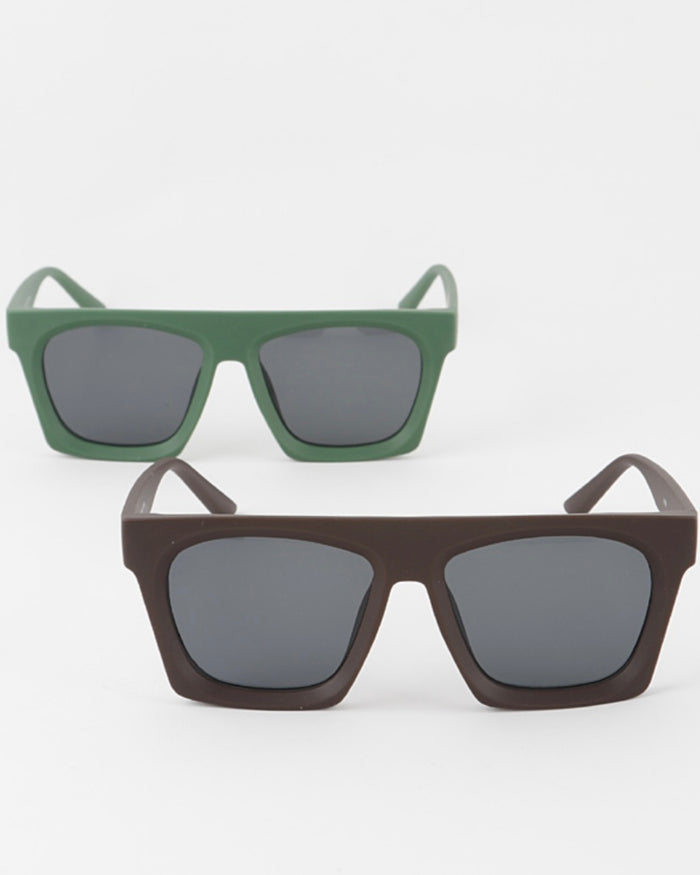Straight Matte Sunglasses