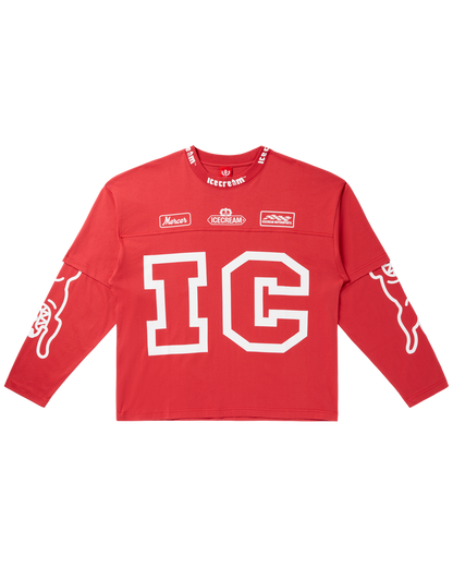 Strawberry LS Knit