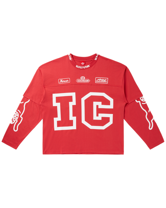 Strawberry LS Knit