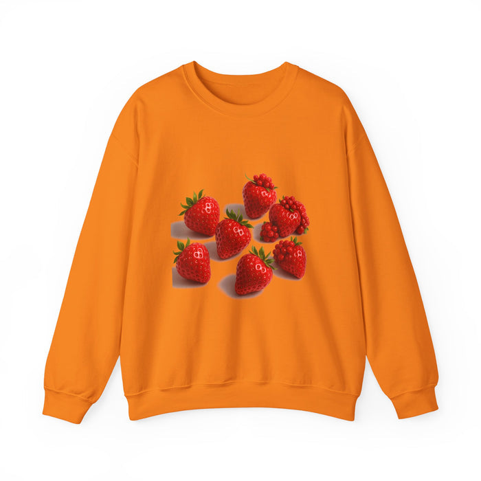 Strawberry Sweatshirt – Cozy Unisex Crewneck for Fall
