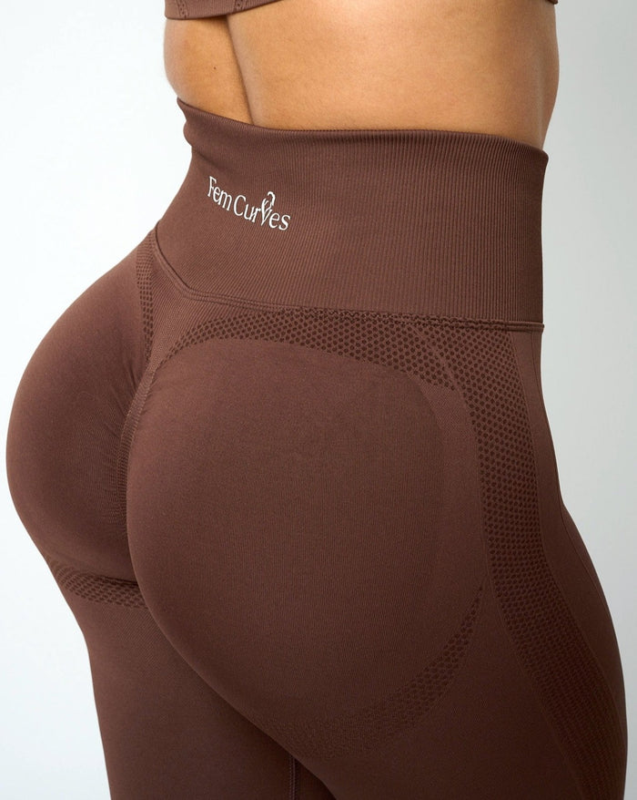 Sujey Scrunch Leggings - Cocoa