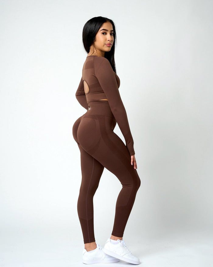 Sujey Scrunch Leggings - Cocoa