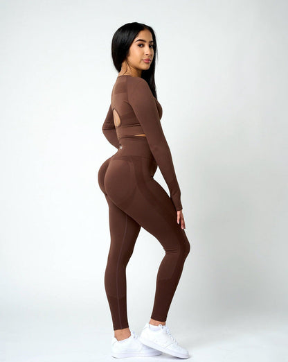 Sujey Scrunch Leggings - Cocoa
