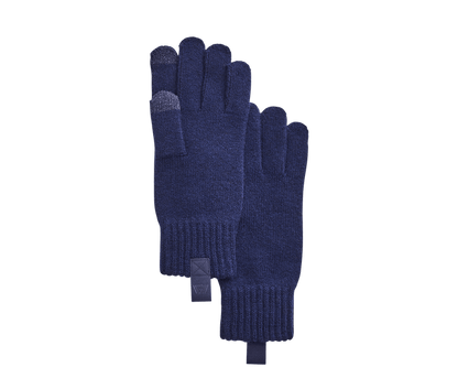 Total Eclipse Blue | Tech cashmere gloves in Total Eclipse Blue