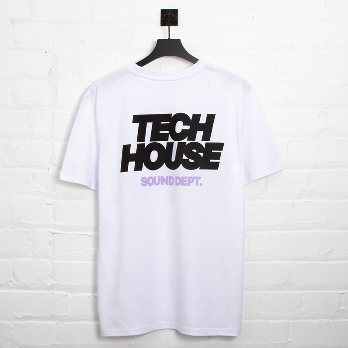Tech House Dept Back Print - Tshirt - White