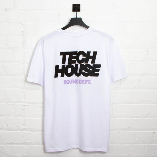 Tech House Dept Back Print - Tshirt - White