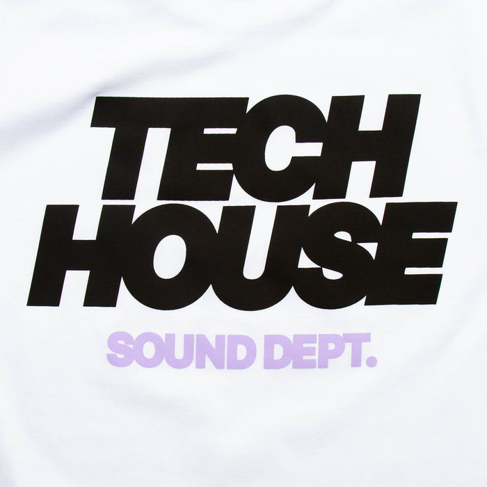 Tech House Dept Back Print - Tshirt - White