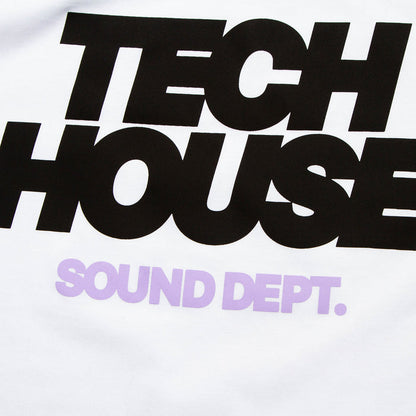Tech House Dept Back Print - Tshirt - White
