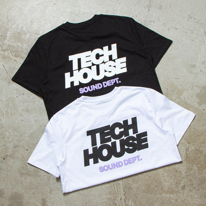Tech House Dept Back Print - Tshirt - White