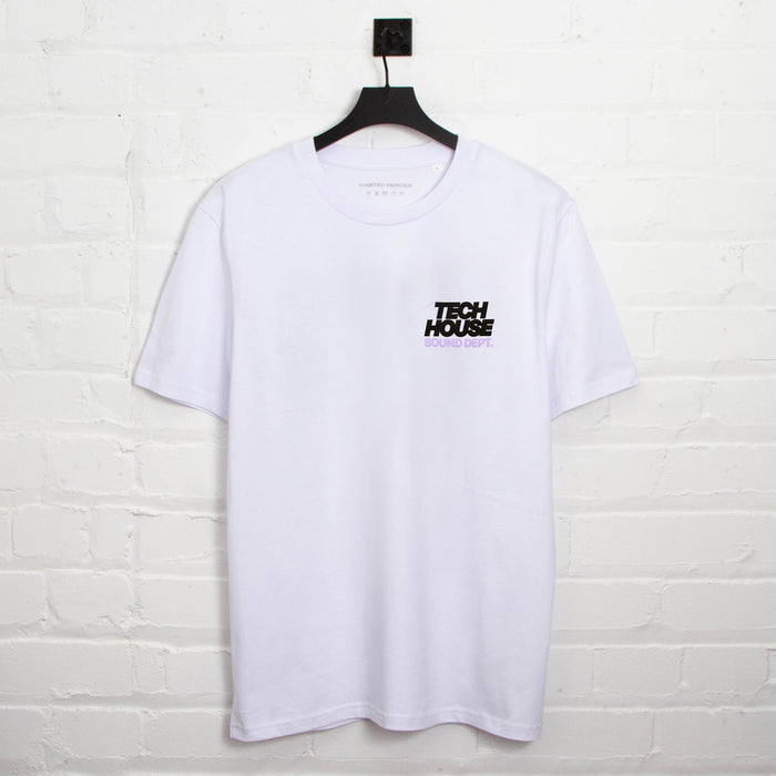 Tech House Dept Back Print - Tshirt - White
