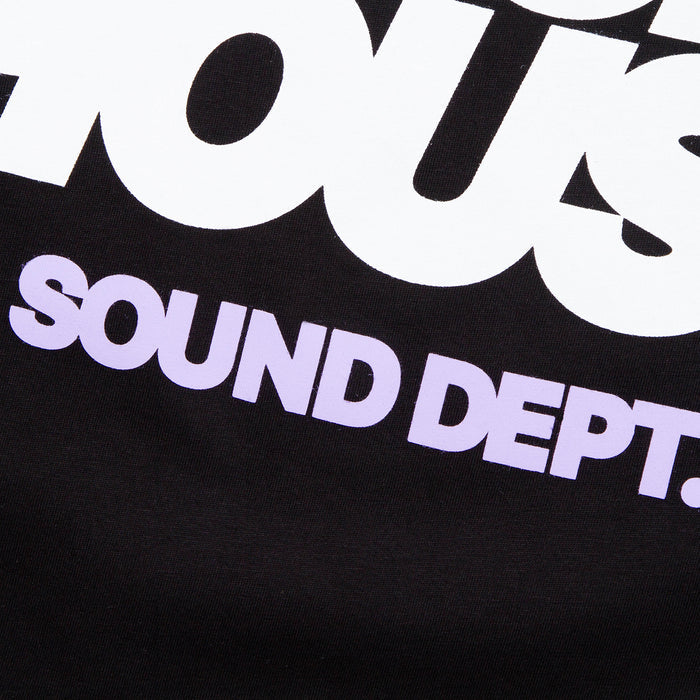 Tech House Dept Front Print - Tshirt - Black