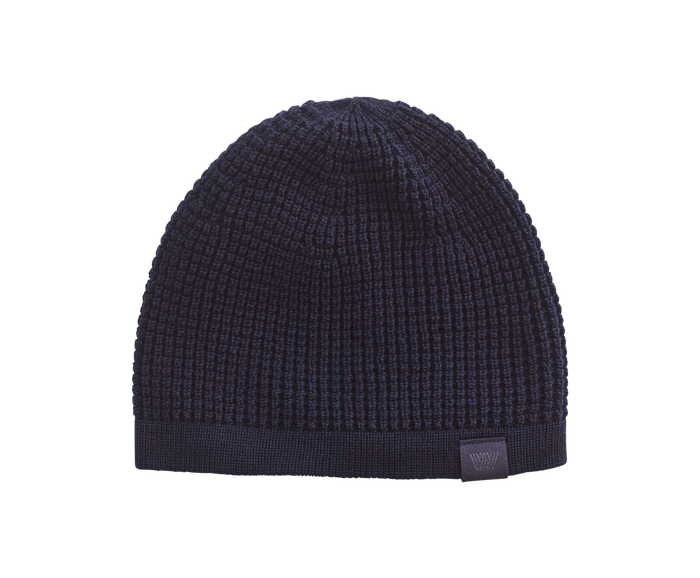 Total Eclipse Blue | Front view of Tech Merino Hat in Total Eclipse Blue