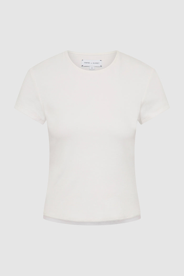 The Cotton Mesh Baby Tee